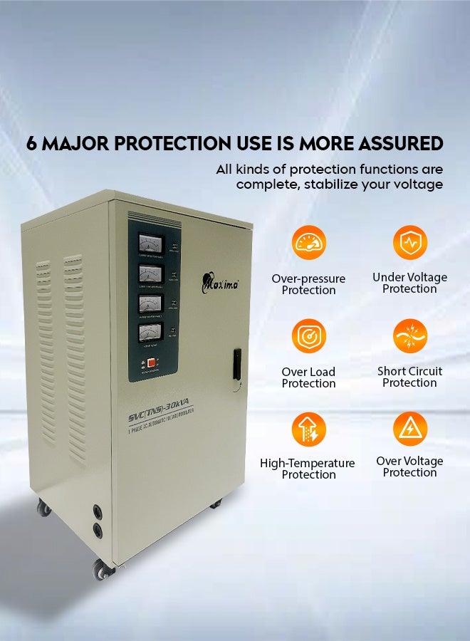 ماكسيما منظم جهد ثلاثي الطور ماكسيما 30000 واط - Image 3